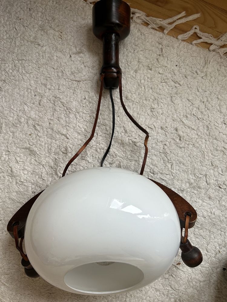 Lampa retro z kloszem