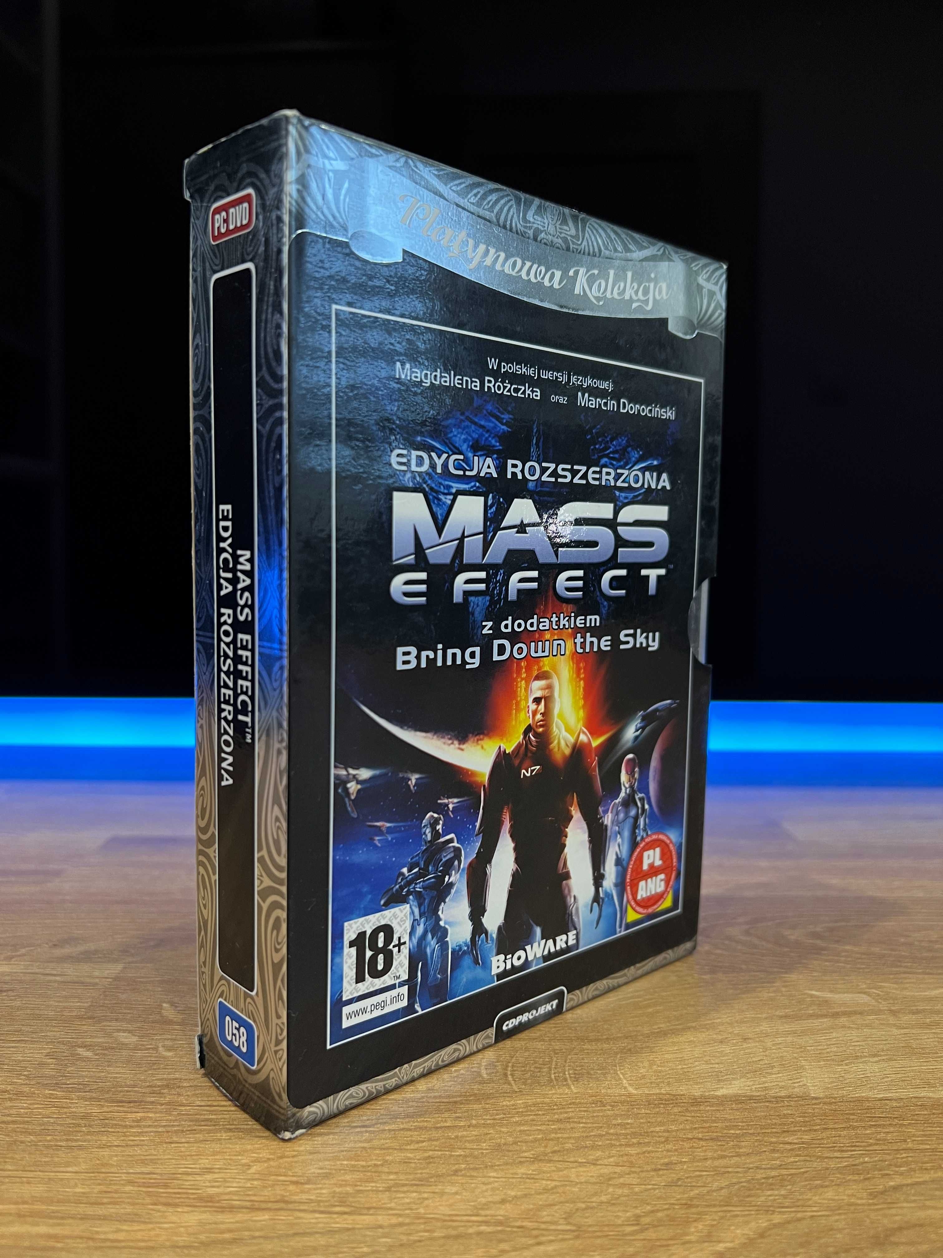 Mass Effect 1 + dodatek (PC PL 2008) MINI BIG BOX Edycja Rozszerzona