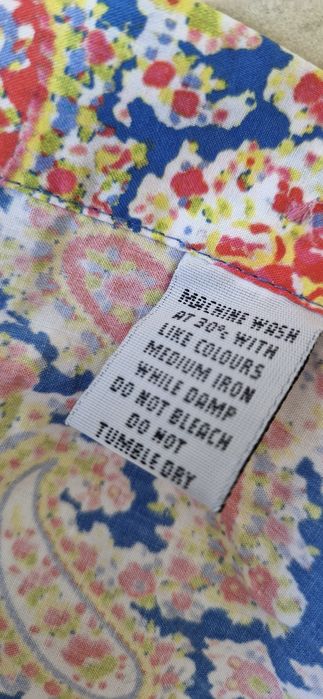 Kolorowa koszula premium Hawes & Curtis York rozm. S - paisley