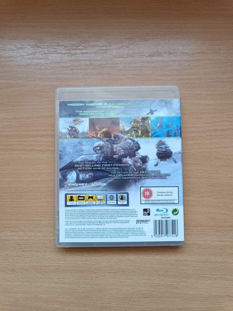 Call of Duty Modern Warfare 2 na PS3, stan bdb, mozliwa wysyłka