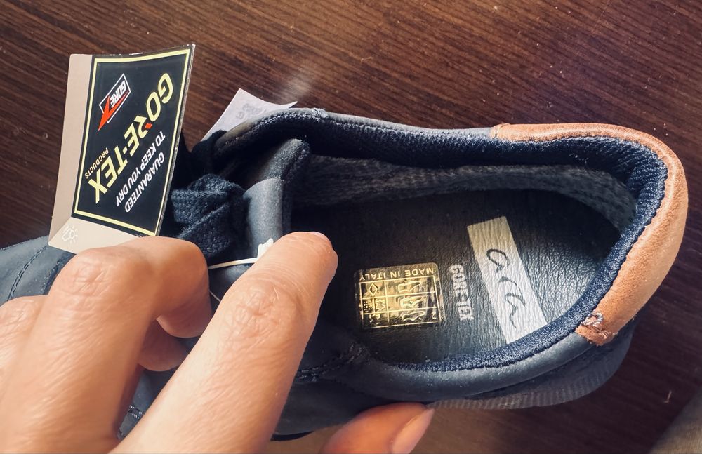 Buty skórzane wodoodporne Ara z Gore-tex.