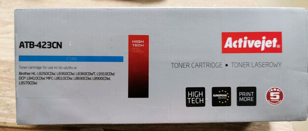 Toner Brother ActiveJet ATB-423CN CYAN niebieski