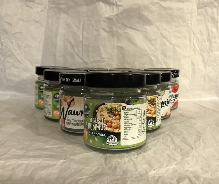 Komplet 13 słoików 225 ml z metalową zakrętką