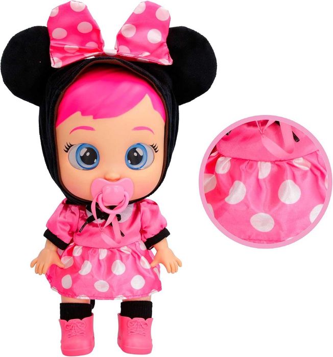 Кукла плакса пупс Край беби Дисней Минни Маус Cry Babies Minnie Mouse