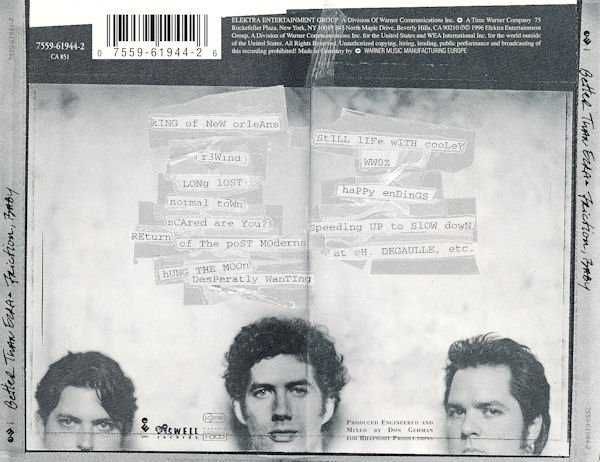 Better Than Ezra CD Friction, Baby   indie rock   ideał