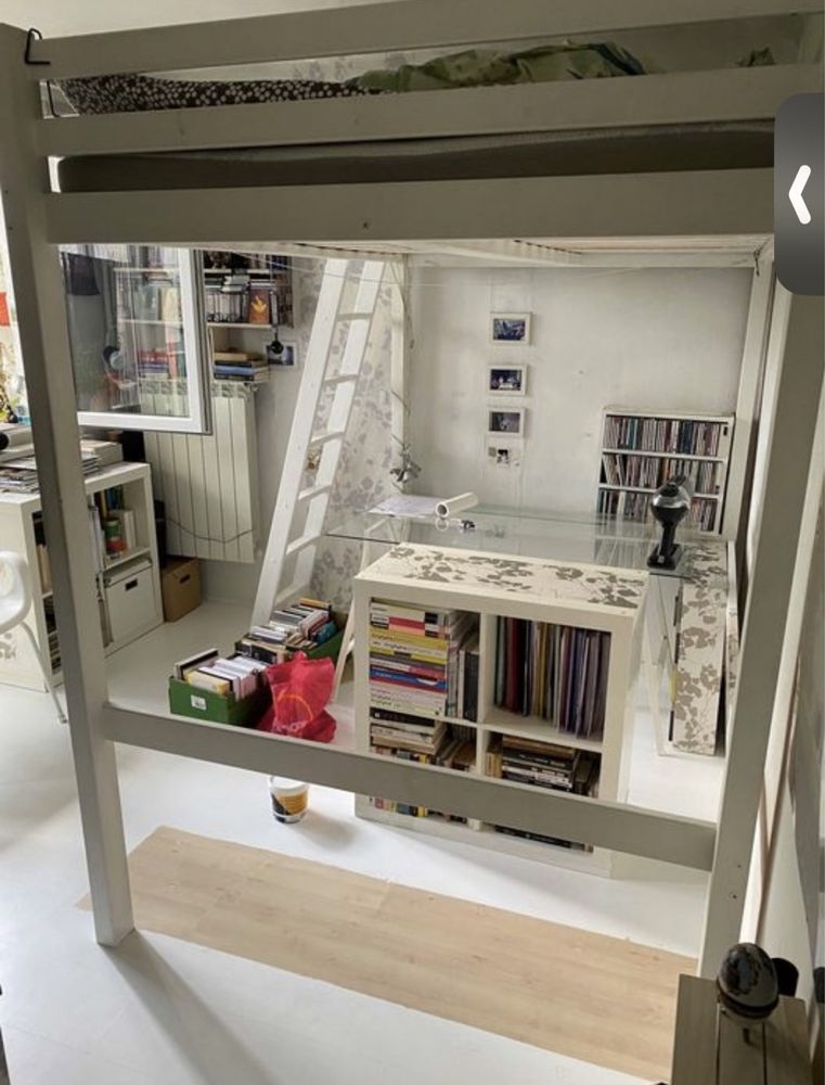 Antresola sosnowa jak ikea stora loft