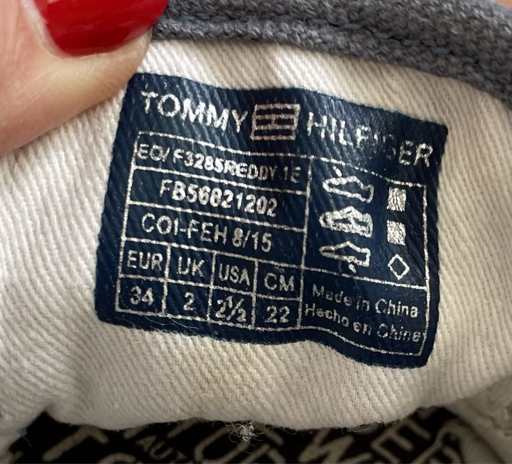 Мокасини Tommy Hilfiger 34р. на хлопчика