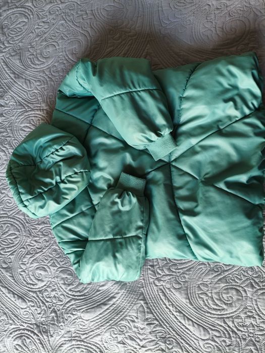 Kurtka zimowa 140 cm zielona Sinsay