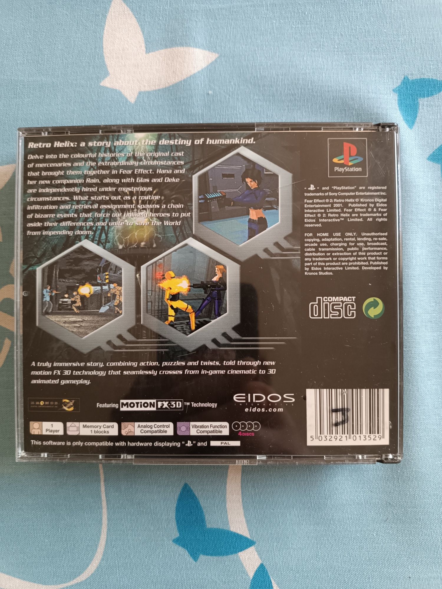 Fear Effect 2 Retro Helix Playstation 1