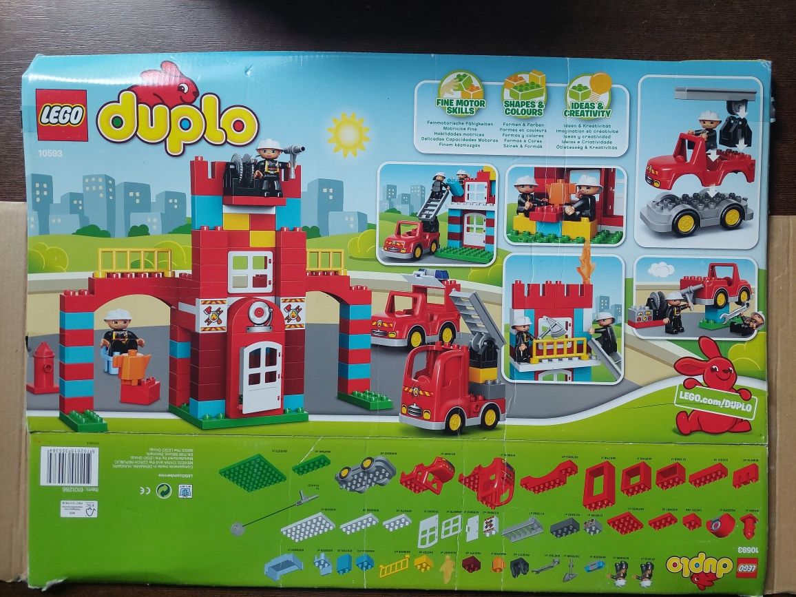 Lego Duplo 10593 Remiza strażacka, straż pożarna