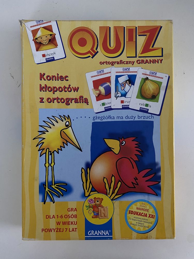 Gra quiz ortograficzny granna