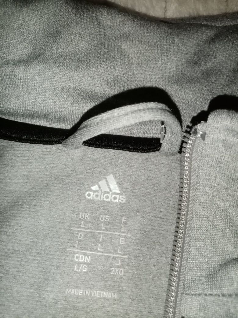 L Adidas Кофта на замке мужская
