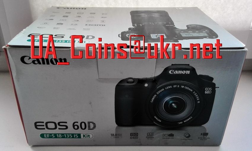 Фотоапарат CANON EOS 60D + Canon EF-S 18-135mm f/3.5-5.6 IS