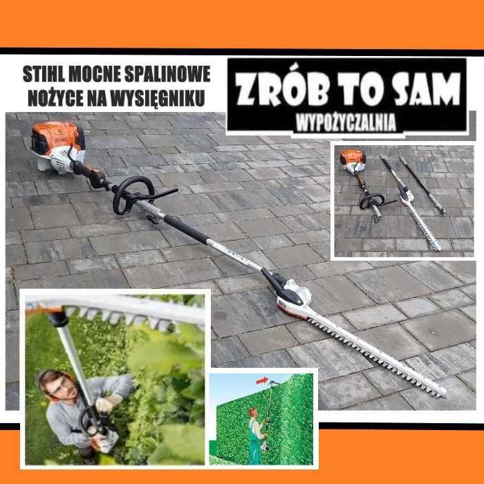 STIHL PRO KM131R nożyce spalinowe do żywopłotu na wysięgniku wynajem