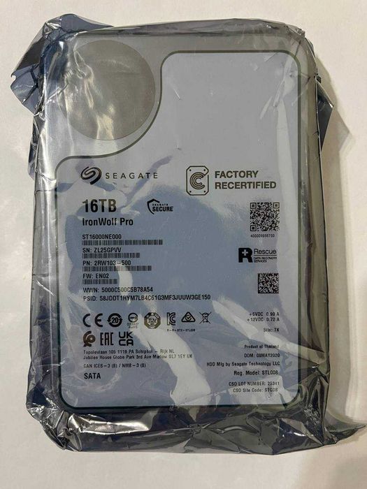 Жорсткий диск Seagate IronWolf Pro 16TB SATA III (ST16000NE000)