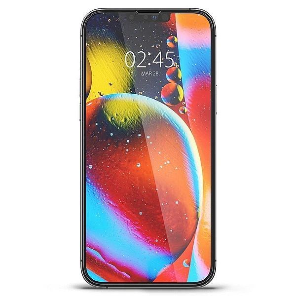 Szkło hartowane Spigen Glass Fc na iPhone 13 Pro Max / 14 Plus - czarn