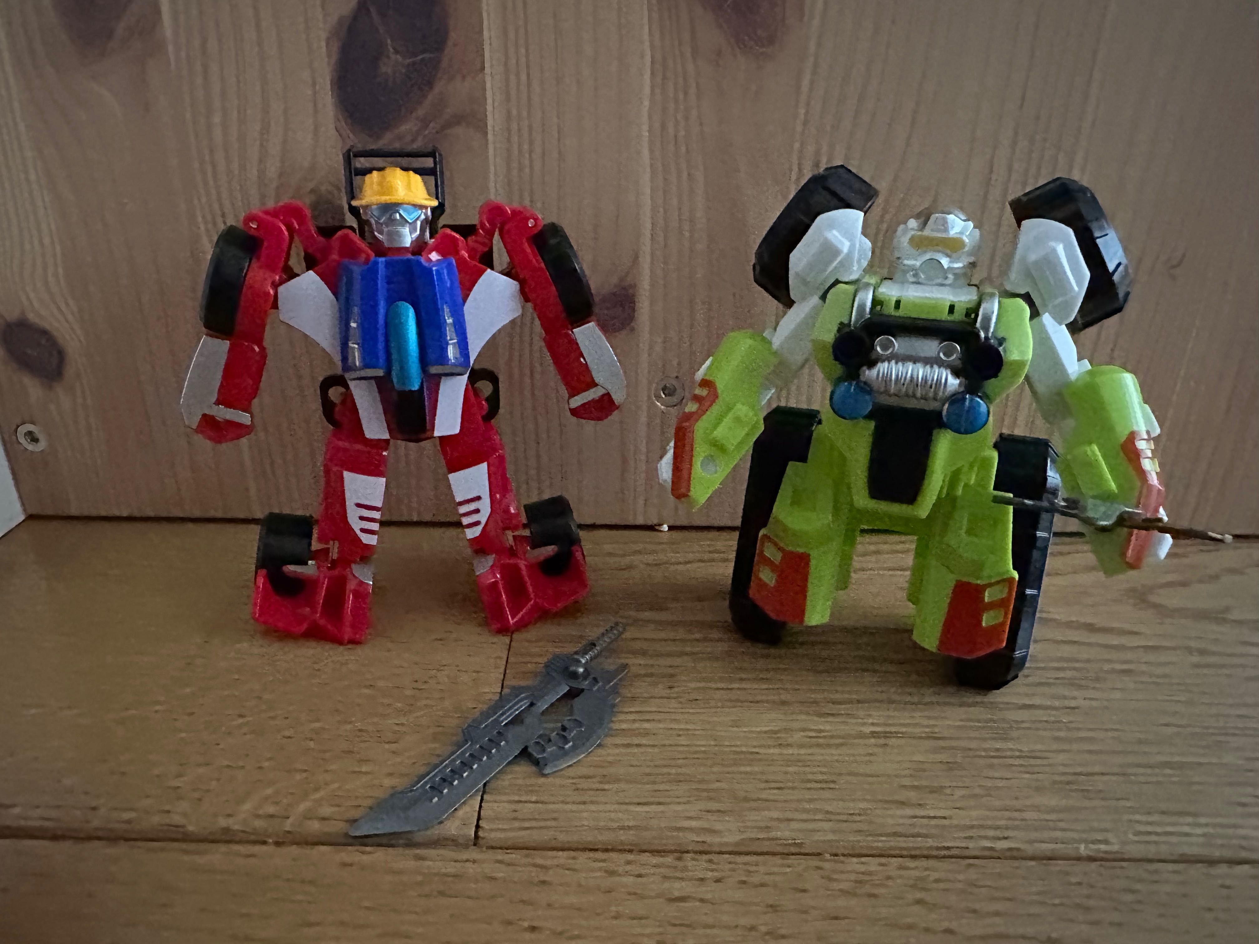 Transformens - Rescue bots academy- heatwave / 2 figurki roboty