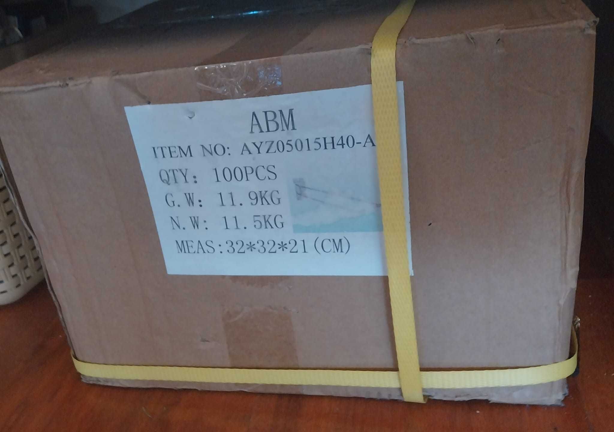 Zawieszka/Hak Spacewall pojedynczy z szyldem ABM 100 sztuk