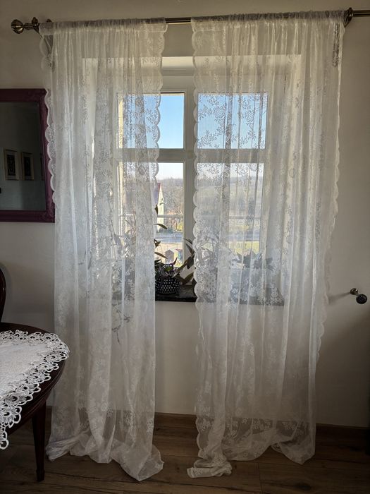 Zasłony zaciemniające + firany Ikea