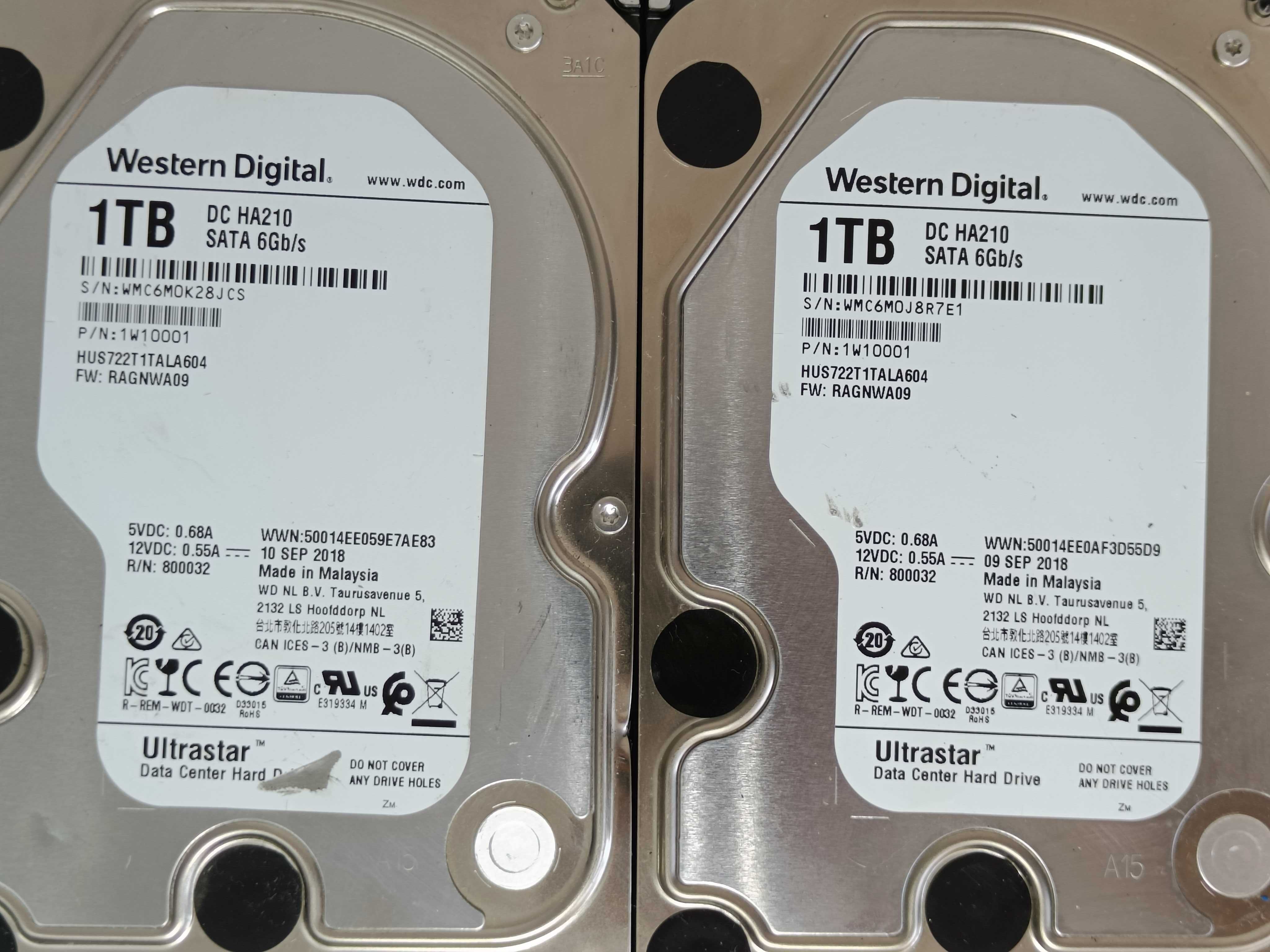Хард Диск Western Digital Ultrastar DC HA210 1 TB 7200rpm 128mb CASH