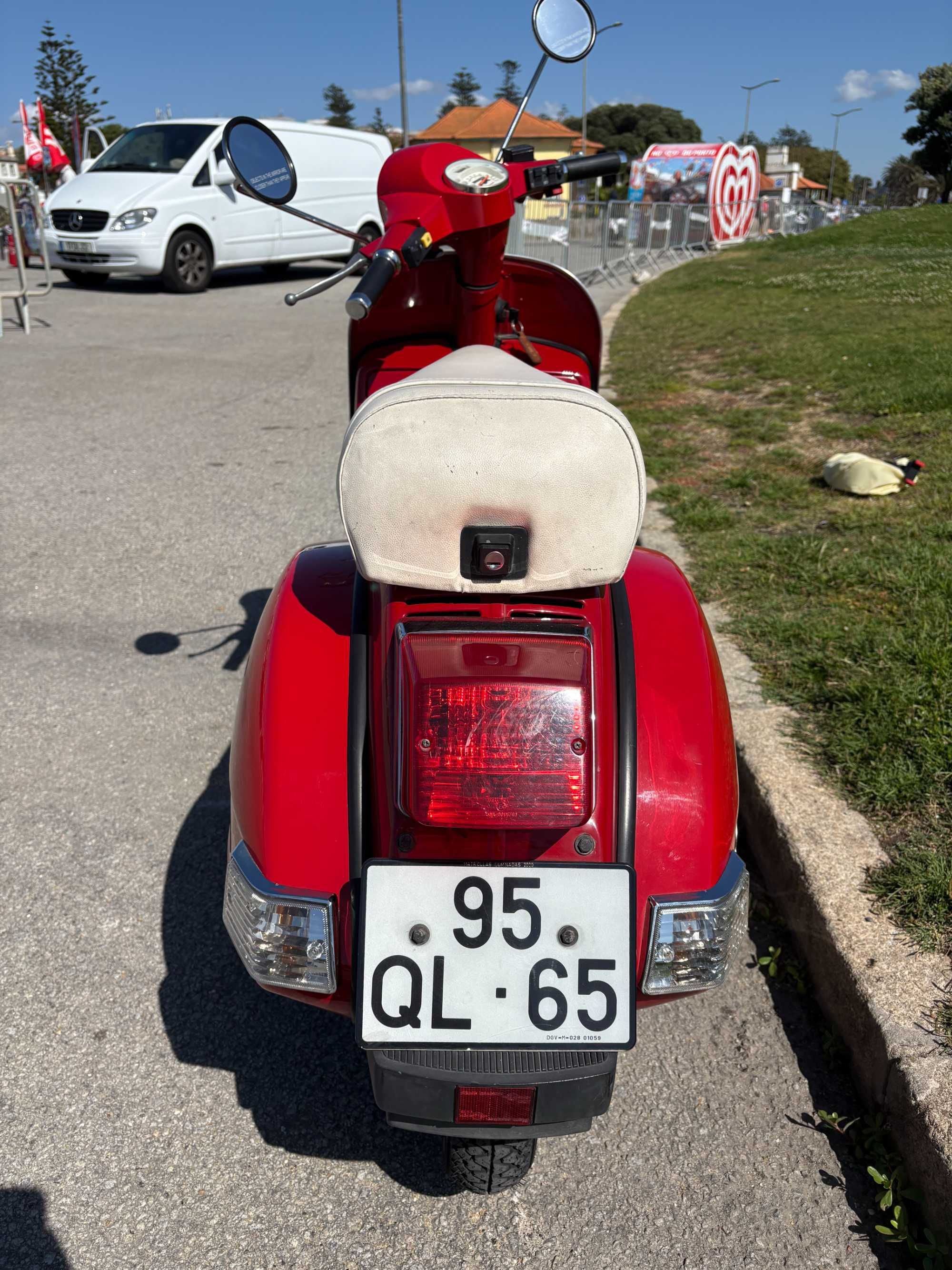 LML Star 125cc vermelha e branca | Revisão feita e jantes tubeless