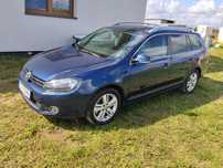 VW GOLF VI VARIANT 2.0 TDI 2011 r. Highline