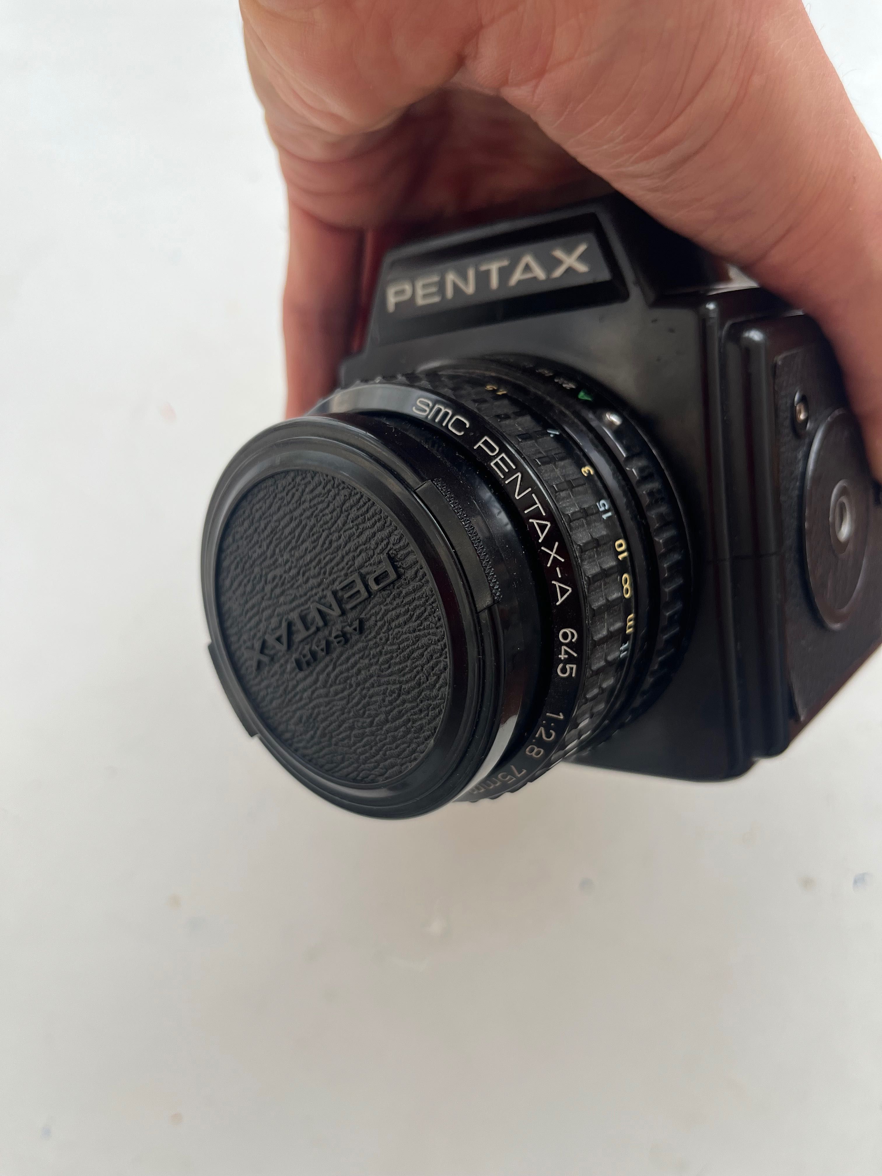 Pentax medium format camera + objective