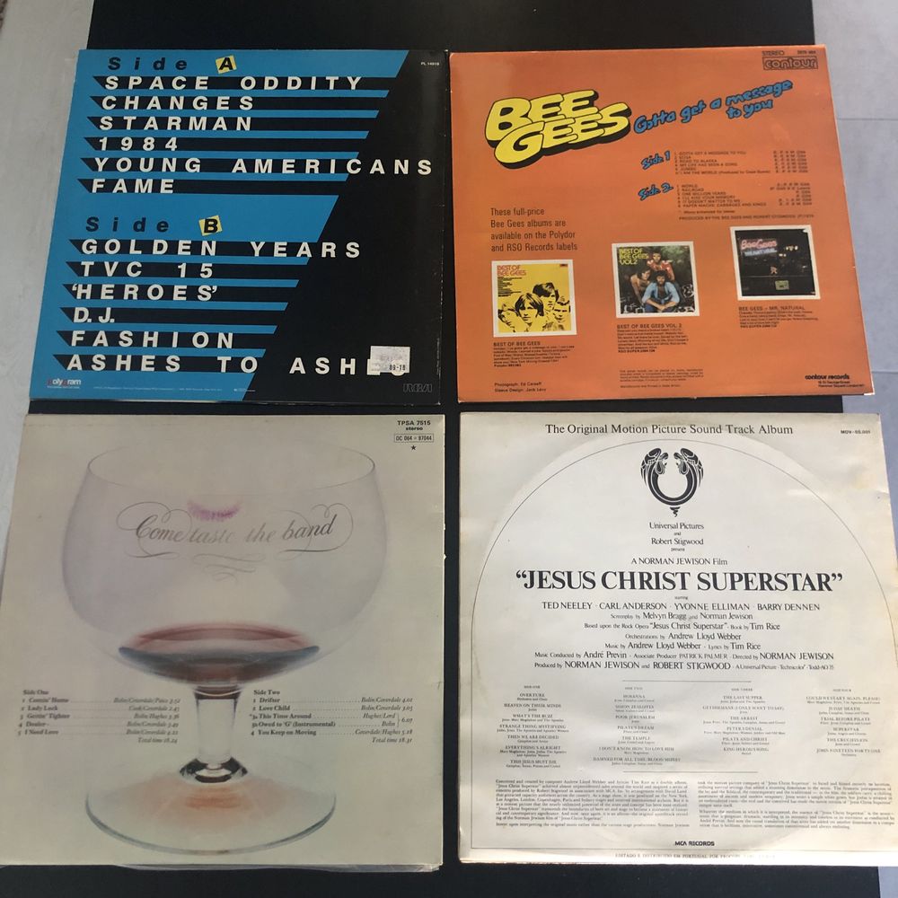 Disco vinil tamanho grande - diversos