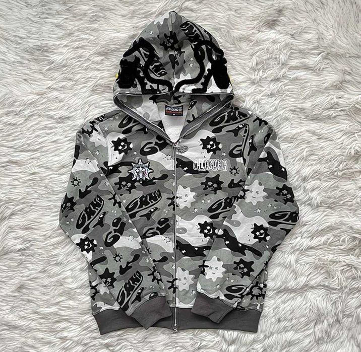 Кофта Glo Gang ‼️БЕЗ ПРЕДОПЛАТЫ‼️ зипка гло генг чиф киф hellstar drip