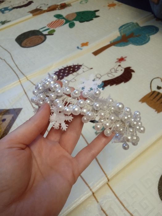 Обруч, прикраса новорічна