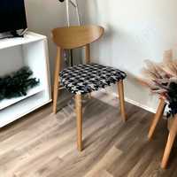 Krzesło Vintage drewniane oparcie modne loft skandynawskie