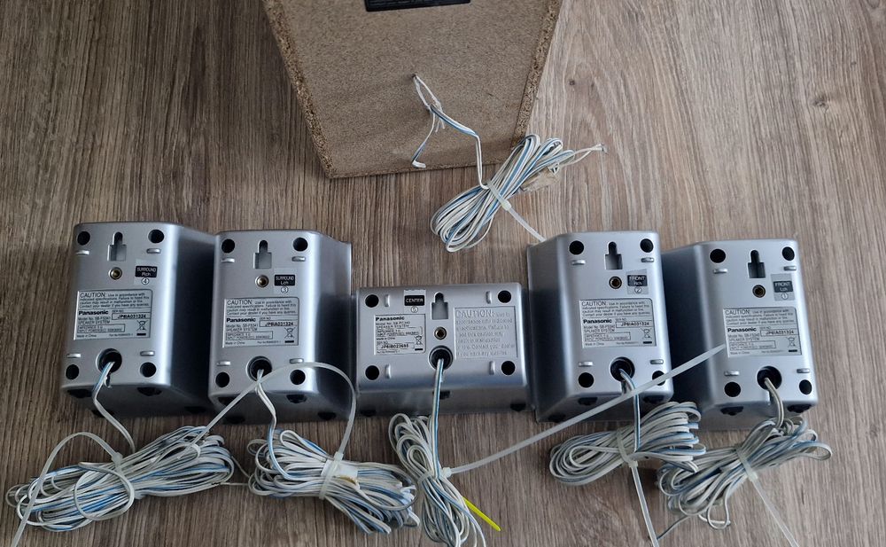 Głośniki Panasonic 5.1 + subwoofer do Kino Domowego