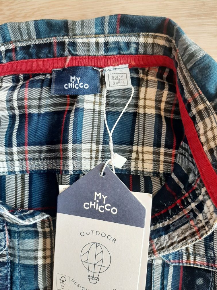 Camisa Chicco menino tartan 3a