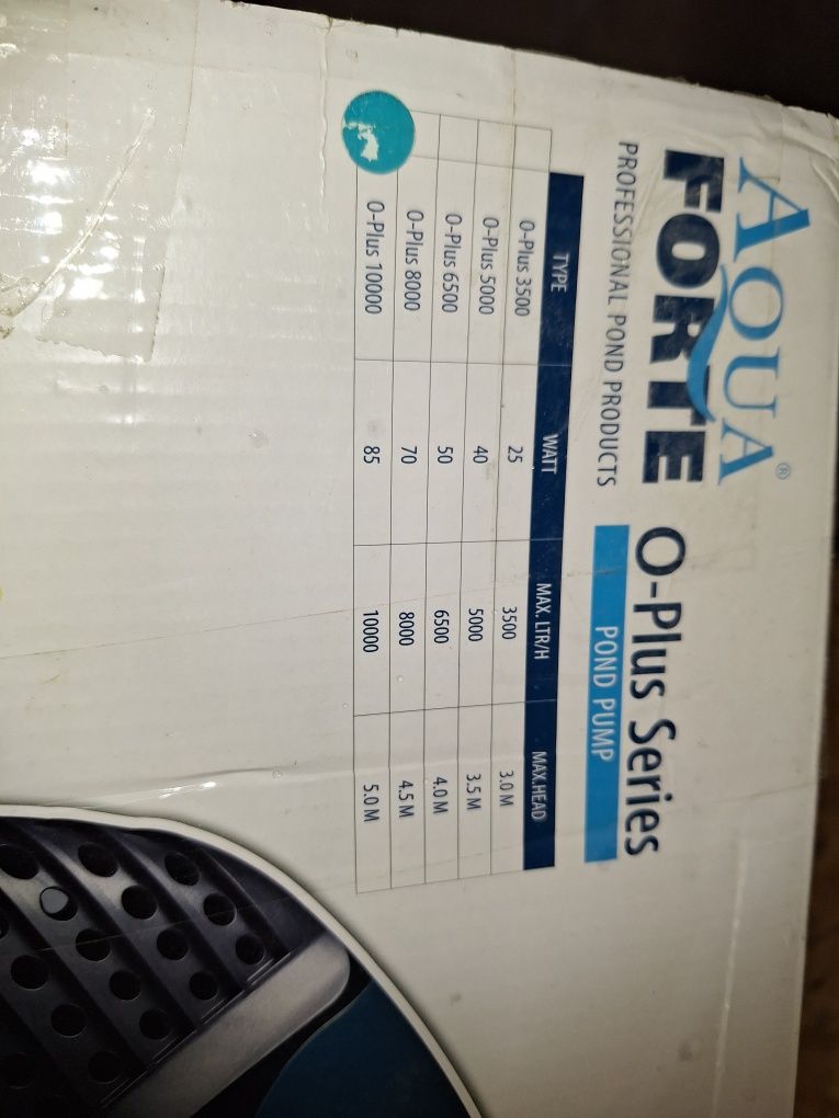 aquaforte dm 10000 pompa wody oczko kaskada filtr natlenianie