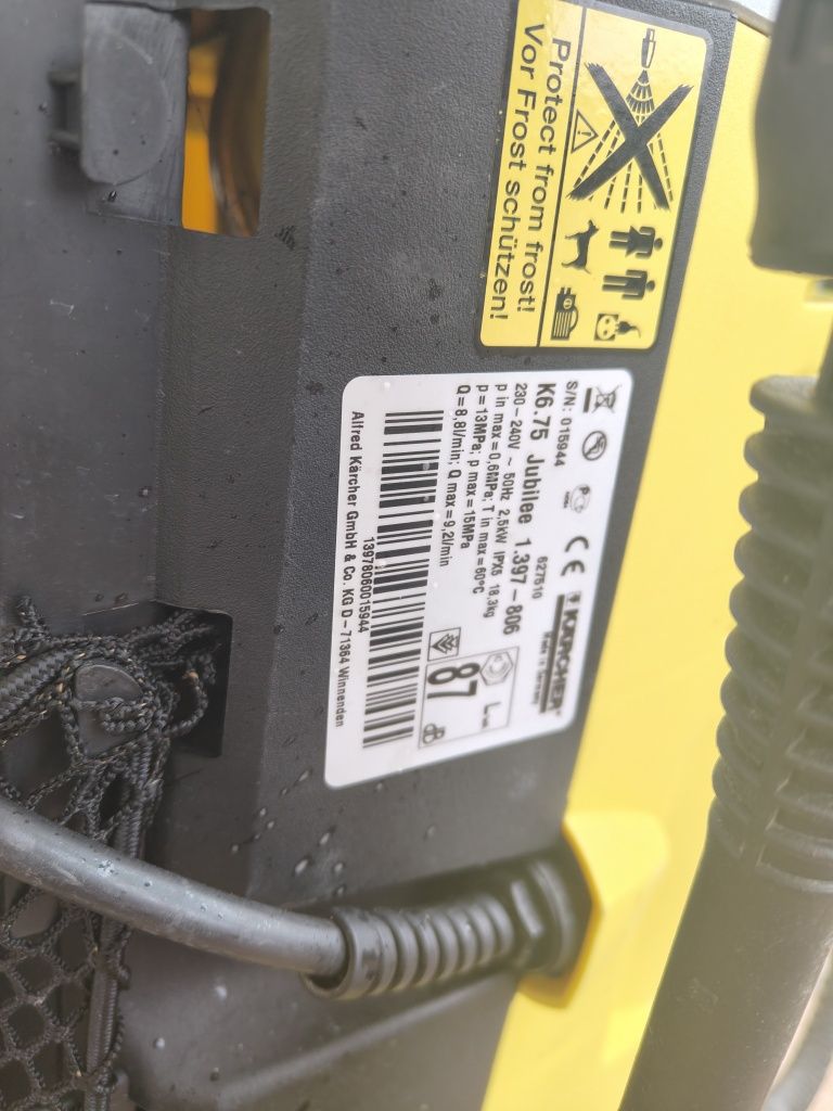 Karcher K 6.75 Jubilee myjka ciśnieniowa kompletna sprawna 100%