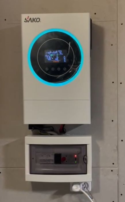 Установка  гибридных инверторов и сборка аккамуляторов ремонт.