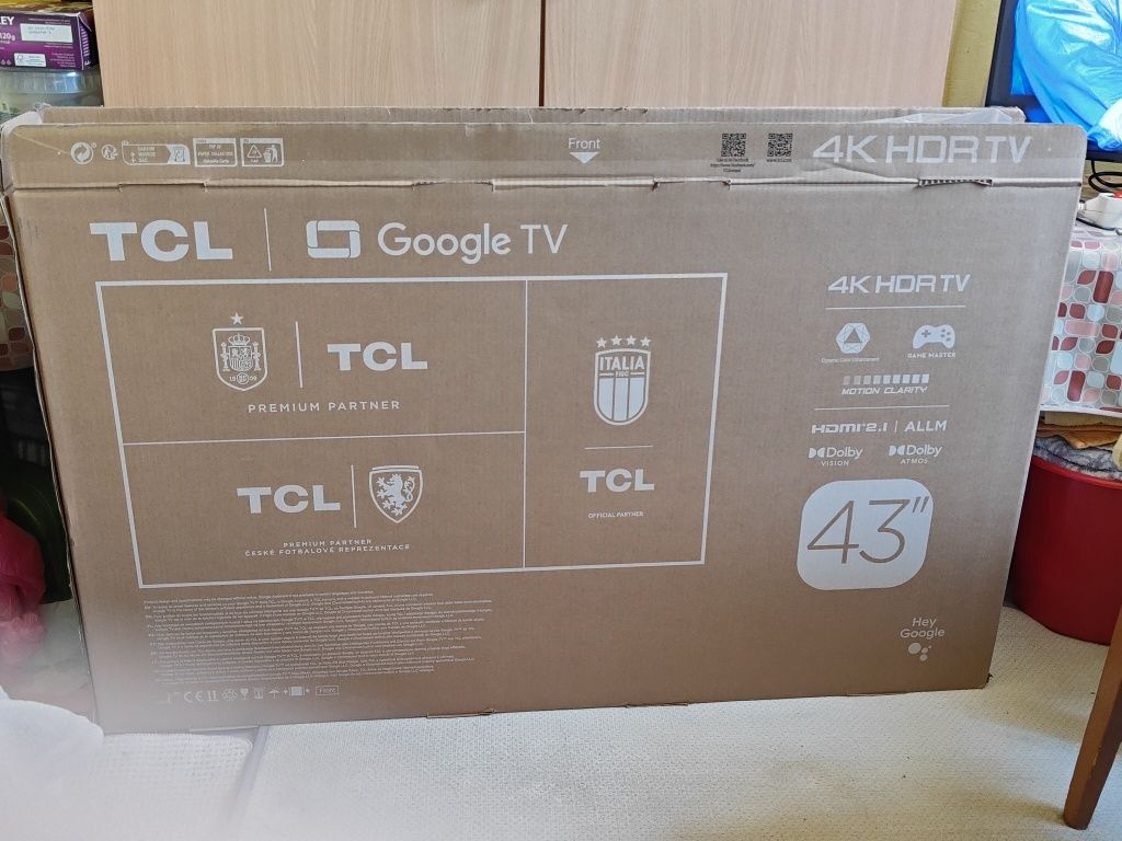 Sprzedam telewizor TCL 4k Google TV 43 cale
