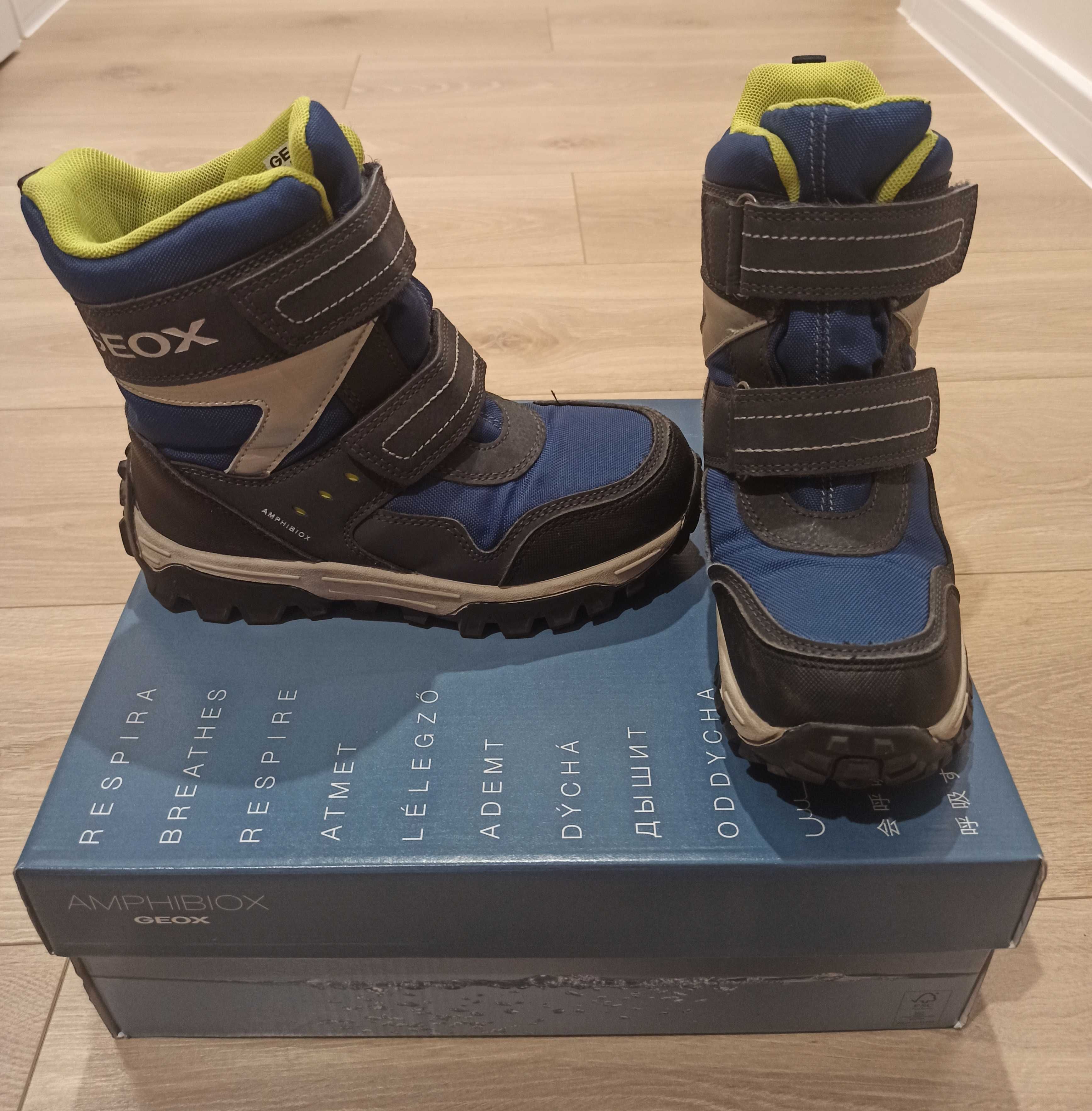 Buty zimowe śniegowce Geox Himalaya Boy 32