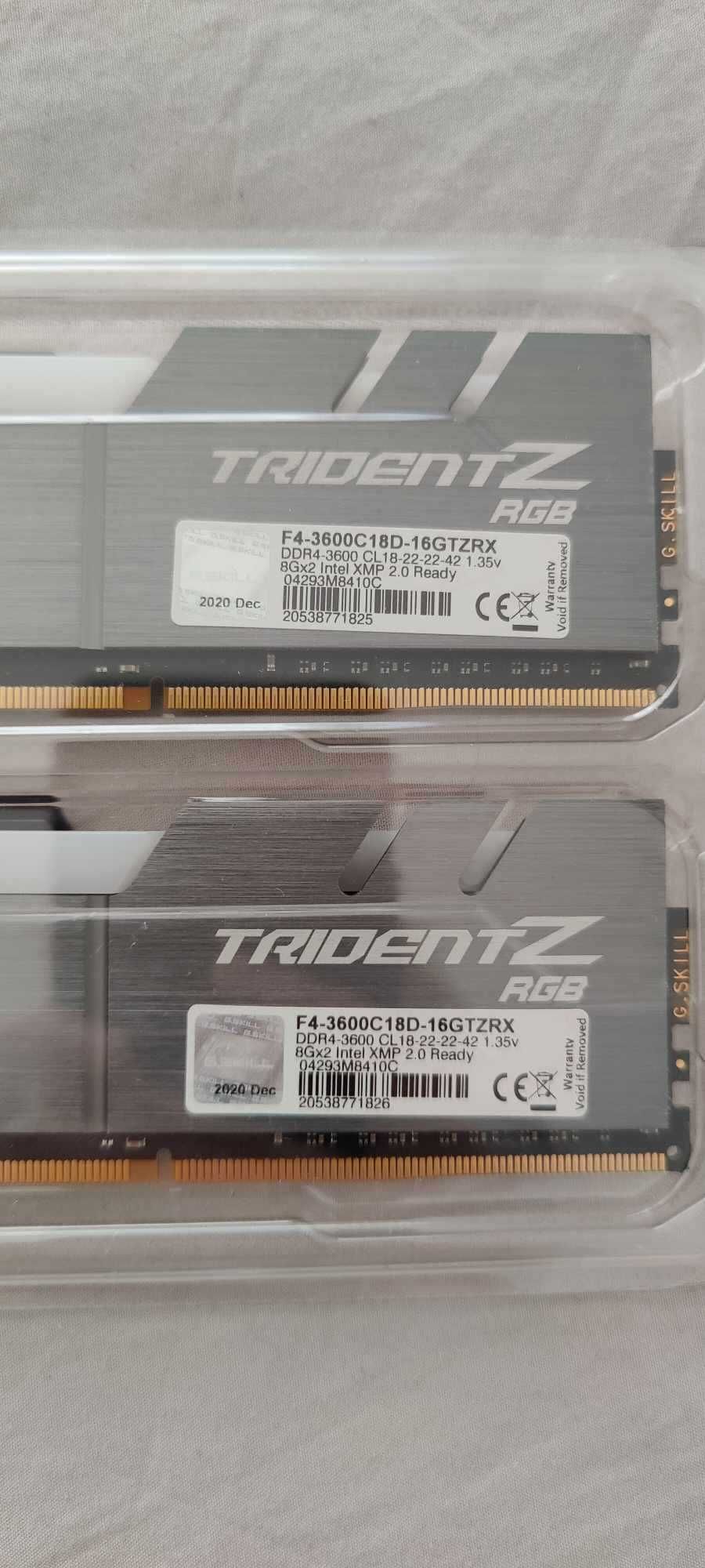 G.Skill Trident Z RGB DDR4 3600 CL18 16GB 2x8GB