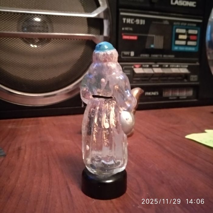 Дутое  толстое стекло Дедушка Морозко очень редкая 1867 г