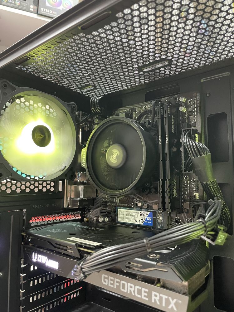 PC gaming AMD R5 5500, RTX 2060 6GB, 16GB RAM, 500GB SSD