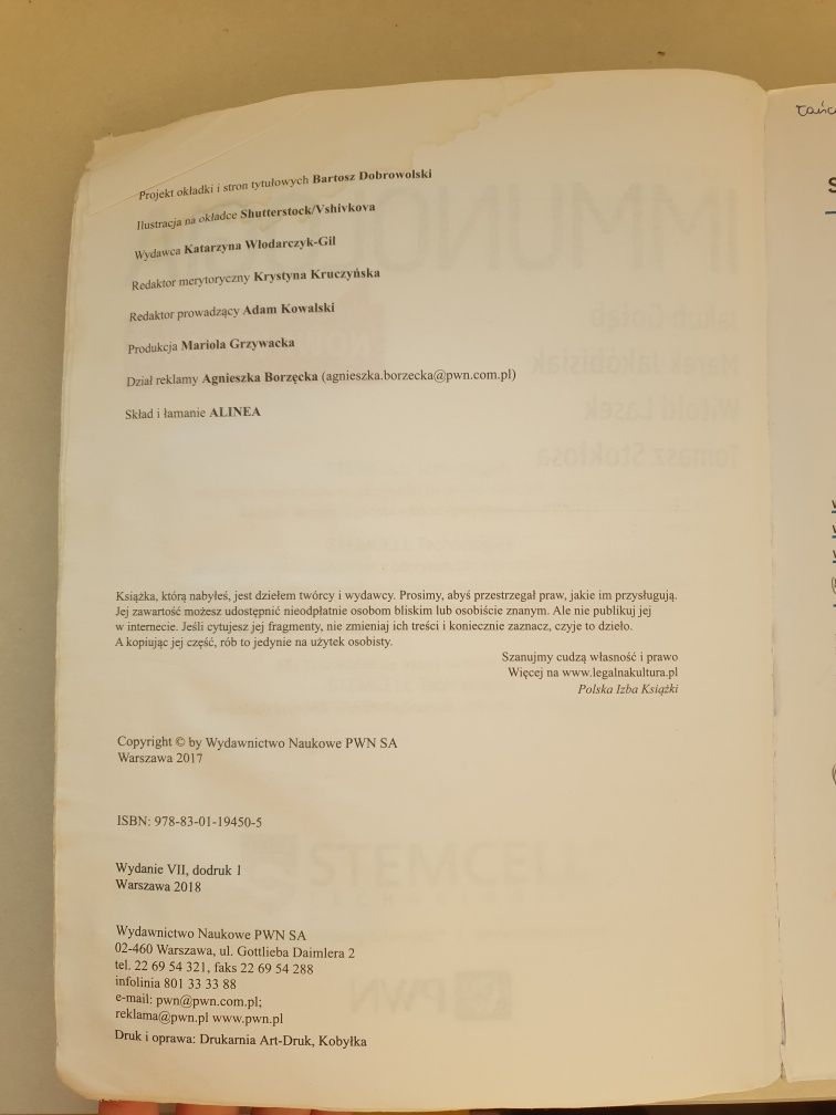 Immunologia Gołąb