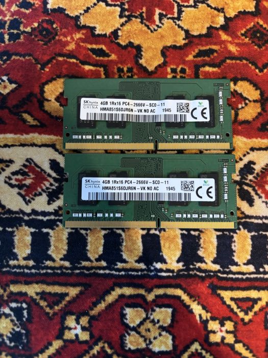 Pamięć Ram 2x 4GB SK hynix DDR4 2666MHz SODIMM