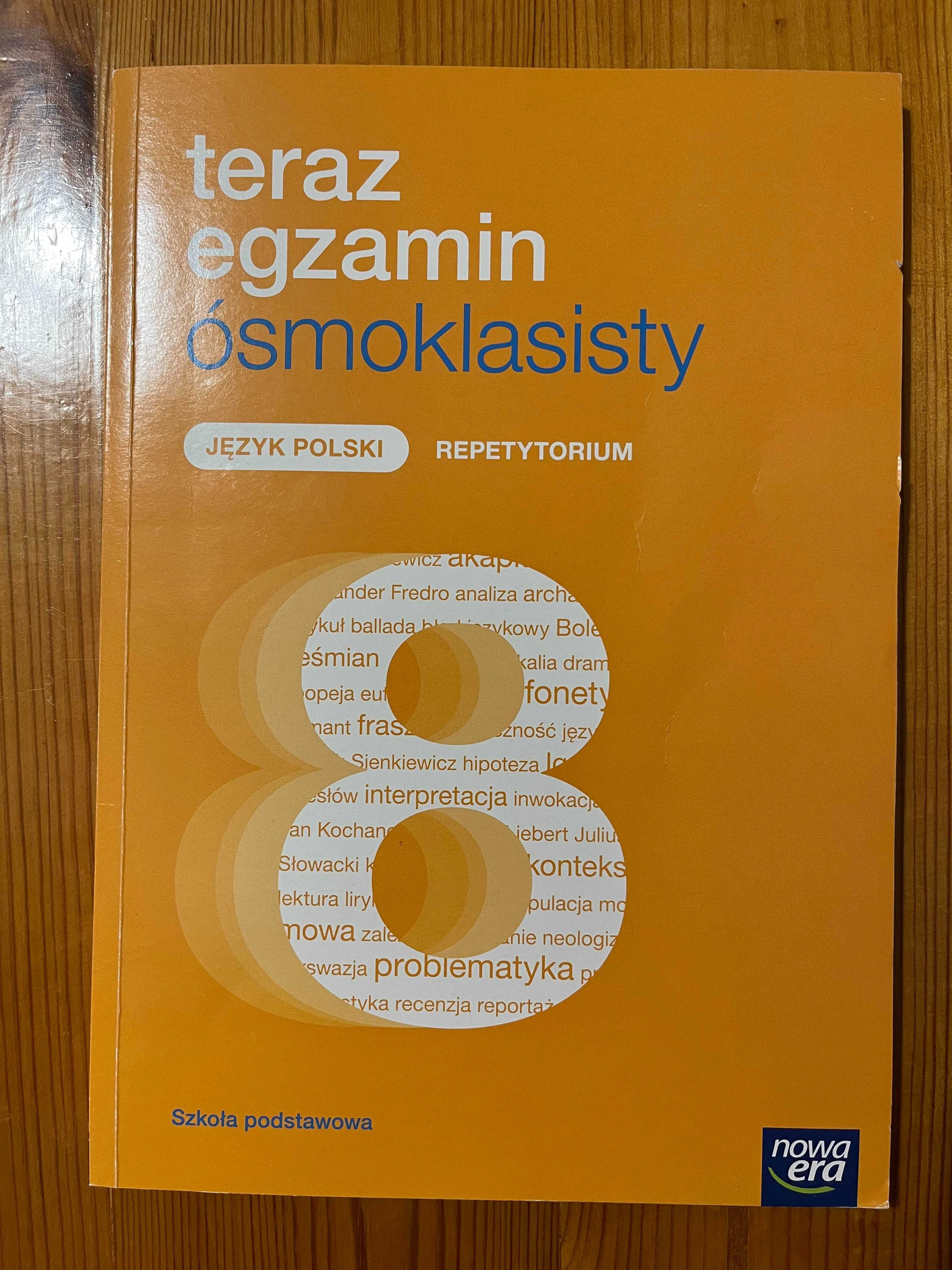 Książka Teraz Egzamin Ósmoklasisty j. Polski