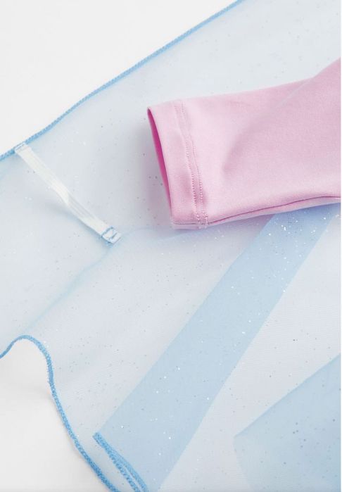 HM Elsa, Elza, Frozen, Królowa, strój do tańca z peleryną NOWY 98/104