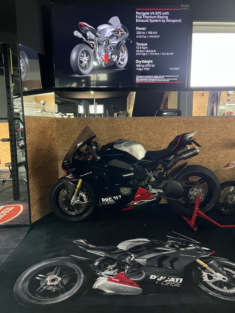 Ducati panigale V4 Sp2 winter test
