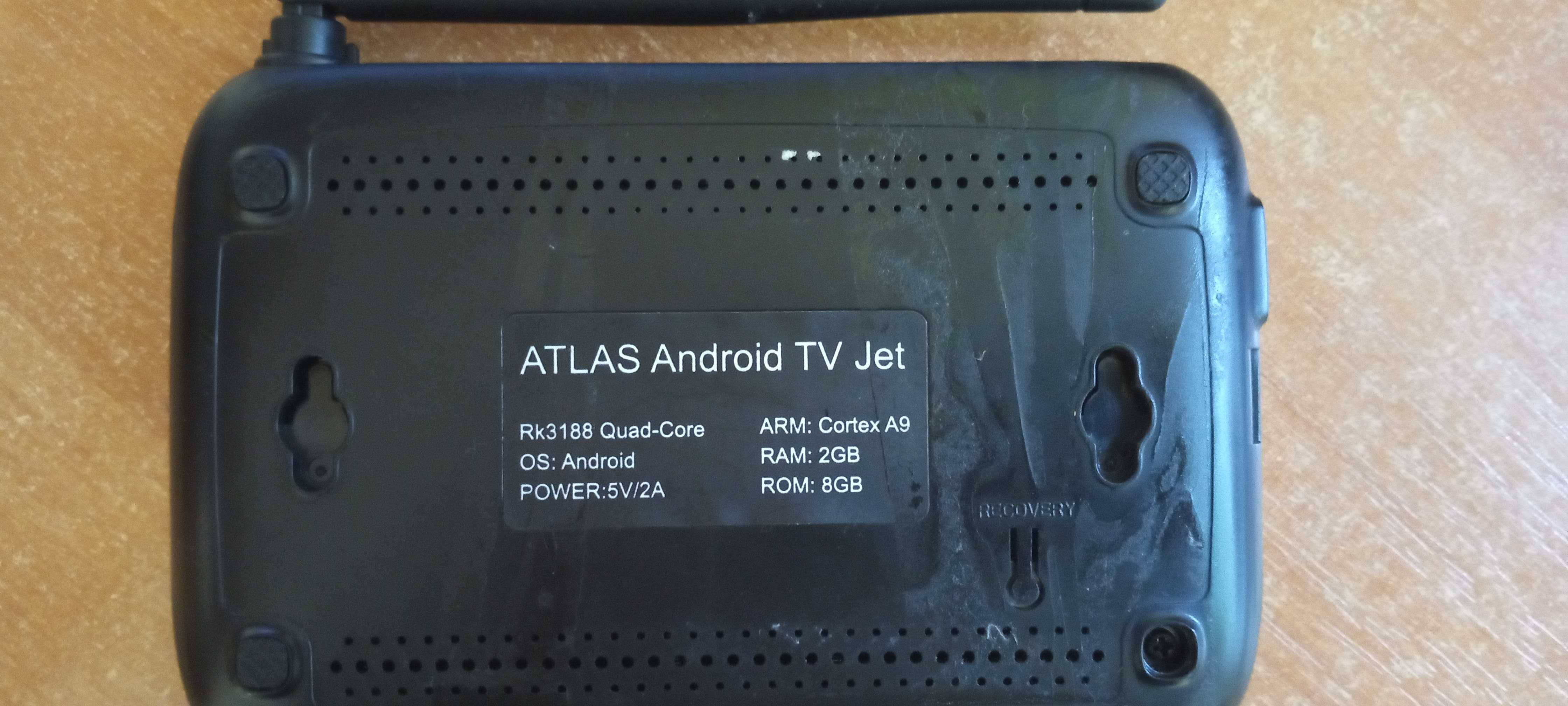 Продам HD-медиаплеер Atlas Android TV Jet без пульта.