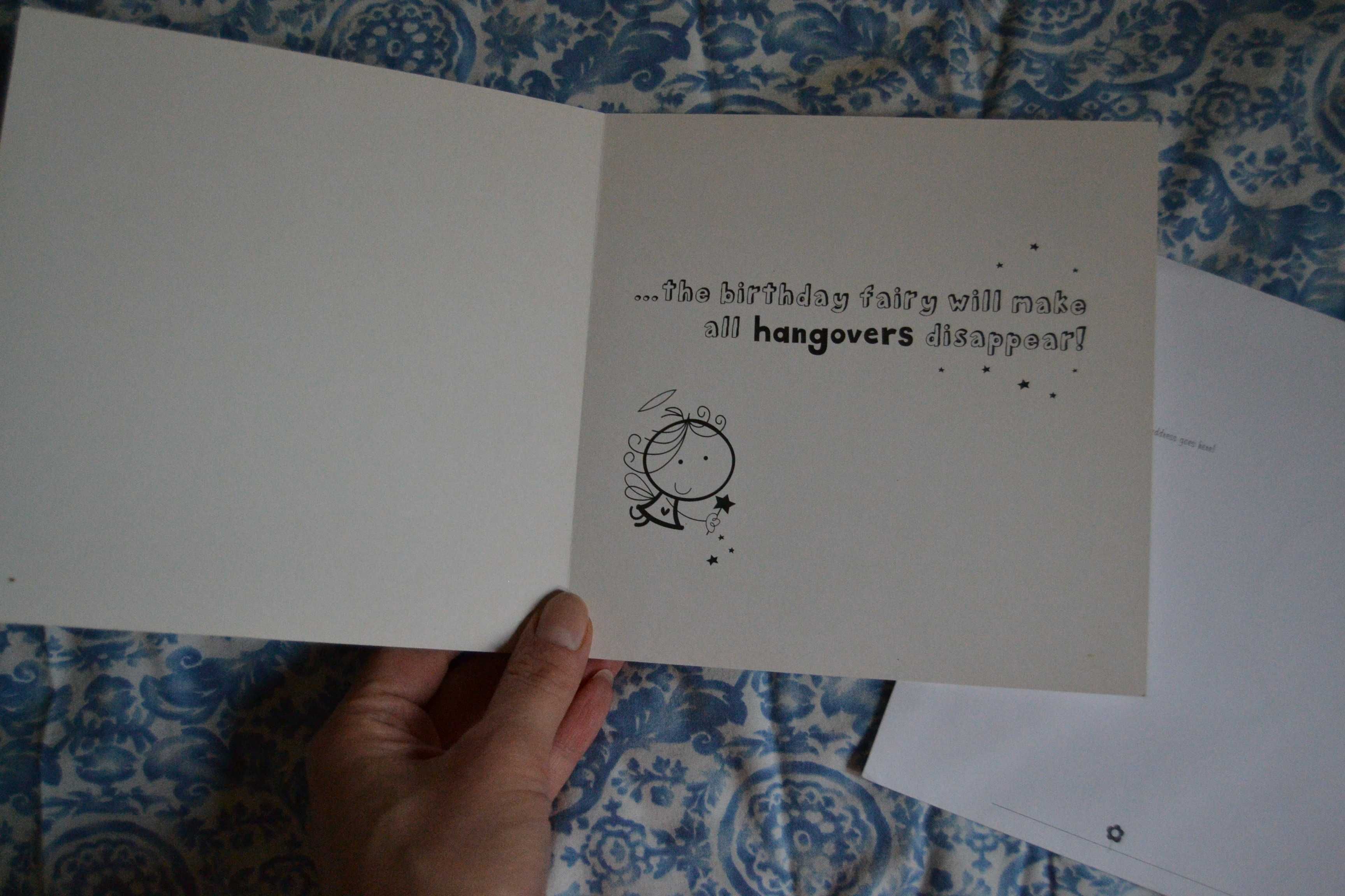 Kartka urodzinowa po angielsku Birthday Fairy card z kopertą