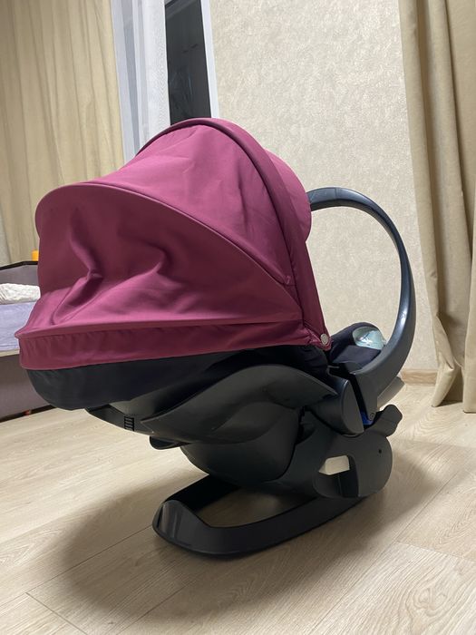 Автокрісло stokke люлька 0+ isofix + база ізофікс автокресло