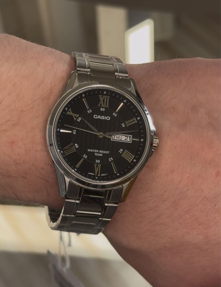 Годинник чоловічий Casio MTP-1384D-1A Оригінал Гарантія Часы мужские